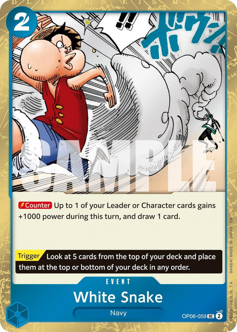 White Snake (Pirate Foil) (OP06-059) (PRB-02)