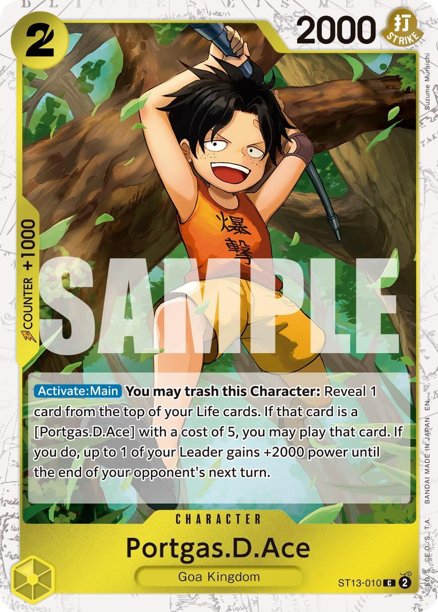 Portgas.D.Ace - ST13-010 (Pirate Foil) (ST13-010) (PRB-02)