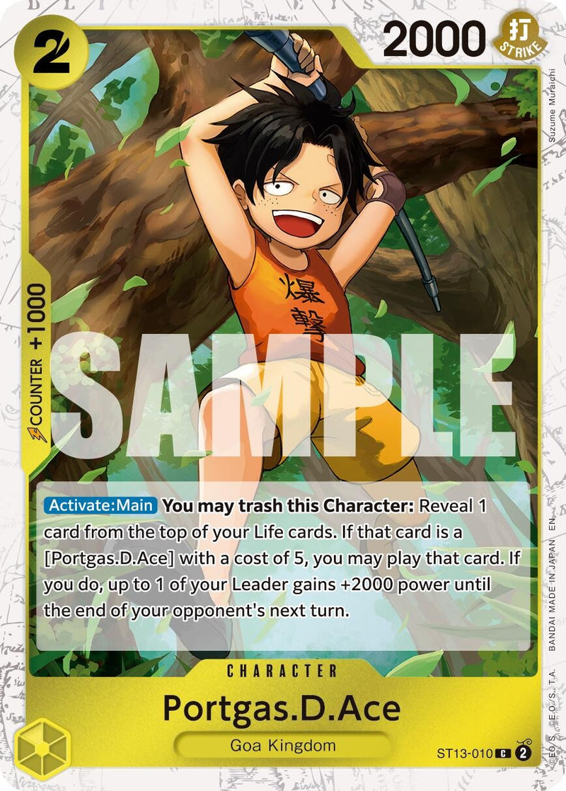 Portgas.D.Ace - ST13-010 (Pirate Foil) (ST13-010) (PRB-02)
