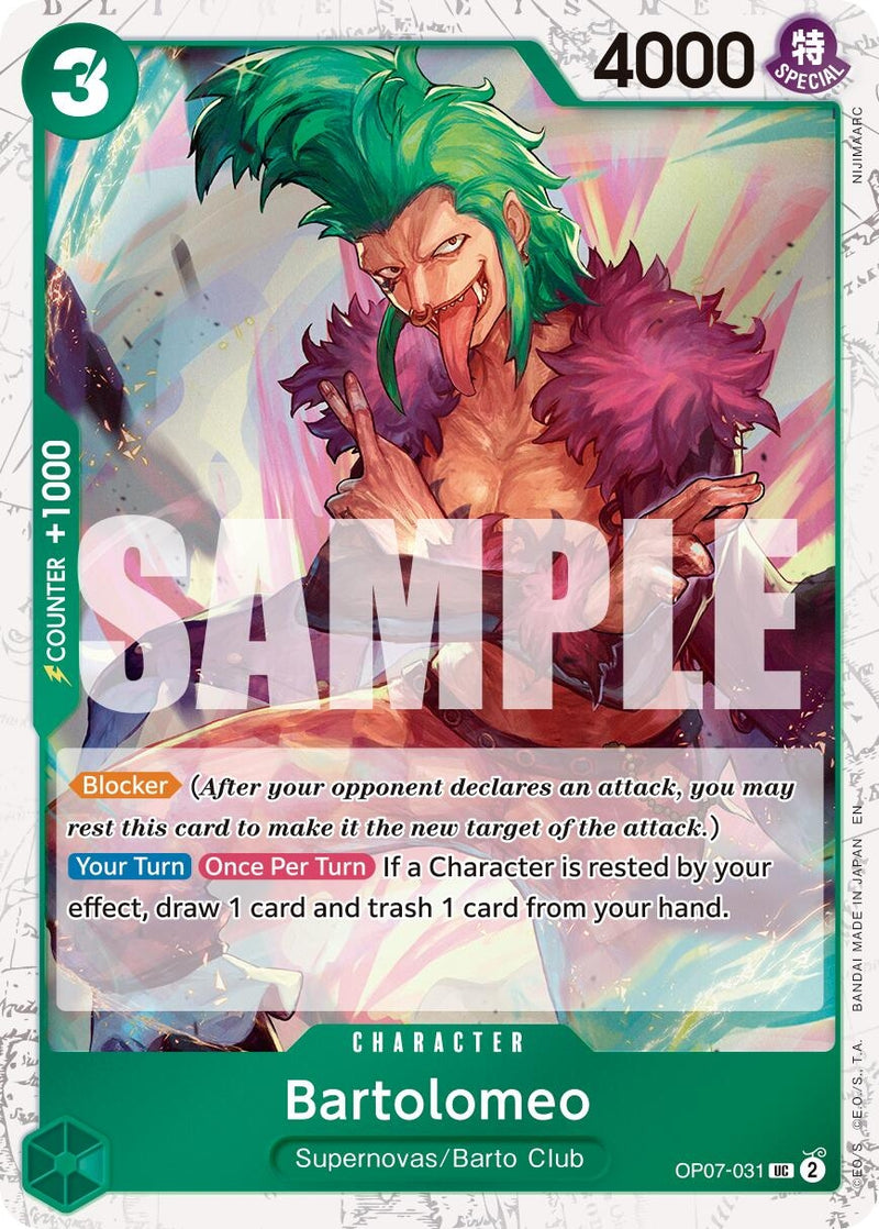 Bartolomeo (Pirate Foil) (OP07-031) (PRB-02)