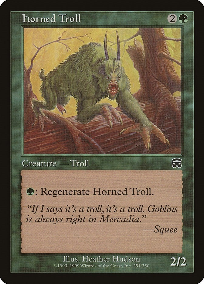 Image for Horned Troll (251) - Magic: The Gathering
