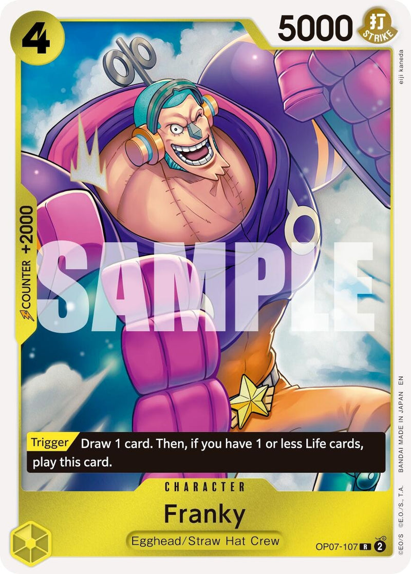 Franky - OP07-107 (Reprint) (OP07-107) (PRB-02)