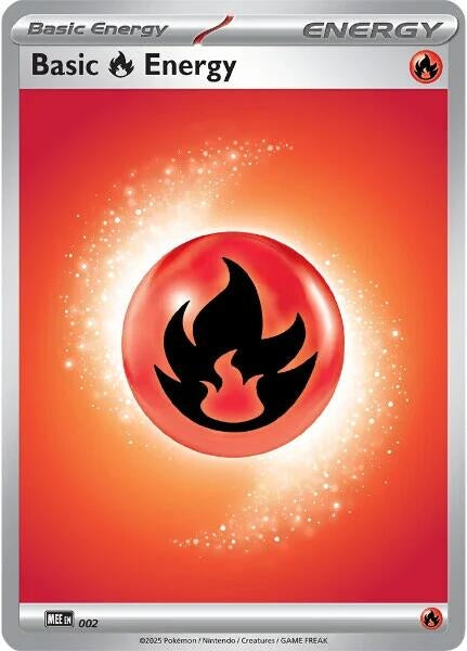 Image for Basic Fire Energy - 002 (2) (MEE) - Pokemon