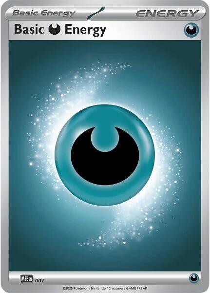 Image for Basic Darkness Energy - 007 (7) (MEE) - Pokemon