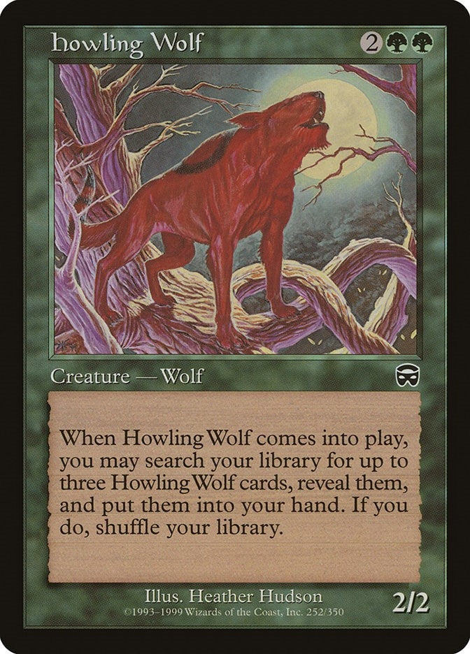 Image for Howling Wolf (252) - Magic: The Gathering