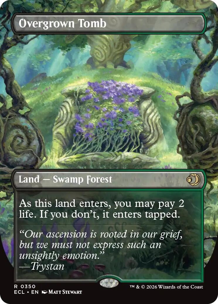 Image for Overgrown Tomb (Borderless) (350) - Magic: The Gathering