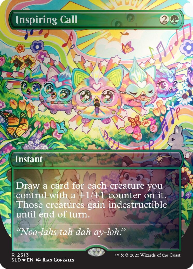 Image for Inspiring Call (Rainbow Foil) (2313) - Magic: The Gathering