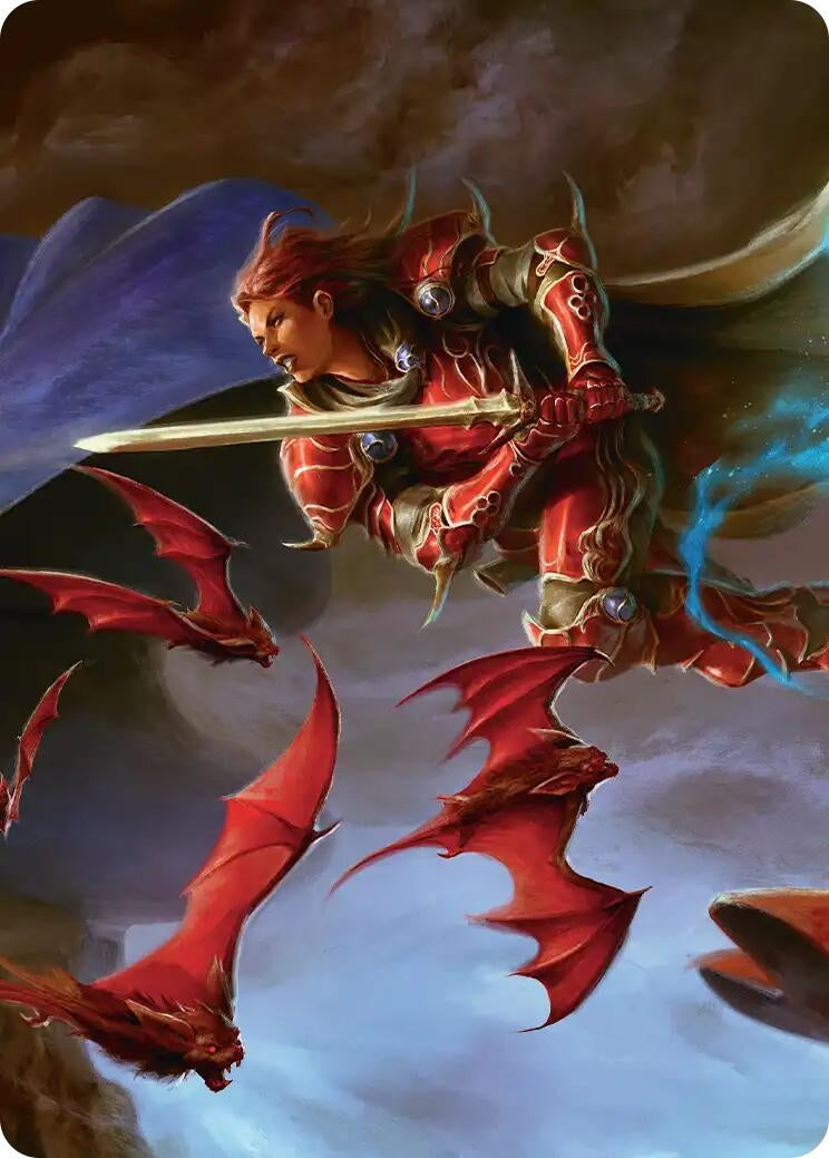 Image for The Destined Warrior Scene Art Card (2) (ASFIN) - Magic: The Gathering