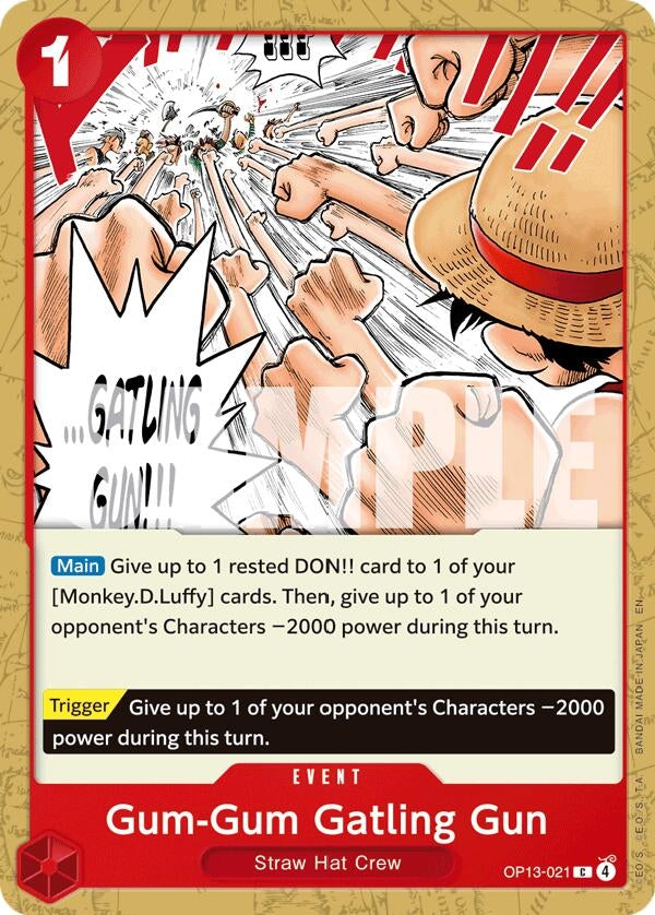 Gum-Gum Gatling Gun (OP13-021) (OP13)