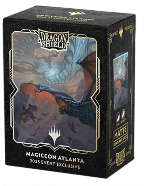 Image for Dragon Shield 2025 MagicCon Atlanta Exclusive Art Sleeves - Dracogenesis (100-Pack) - Card Sleeves