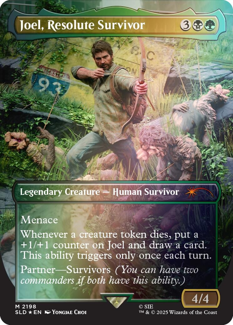 Image for Joel, Resolute Survivor (Rainbow Foil) (2198) - Magic: The Gathering