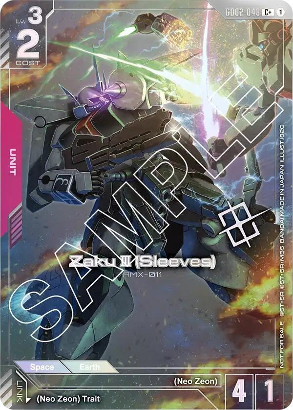 Image for Zaku III (Sleeves) (Store Tournament Winner Pack 02) (GD02-048) (GCG-PR) - Gundam Card Game