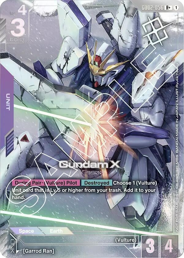 Image for Gundam X (GD02-056) (Store Tournament Winner Pack 02) (GD02-056) (GCG-PR) - Gundam Card Game