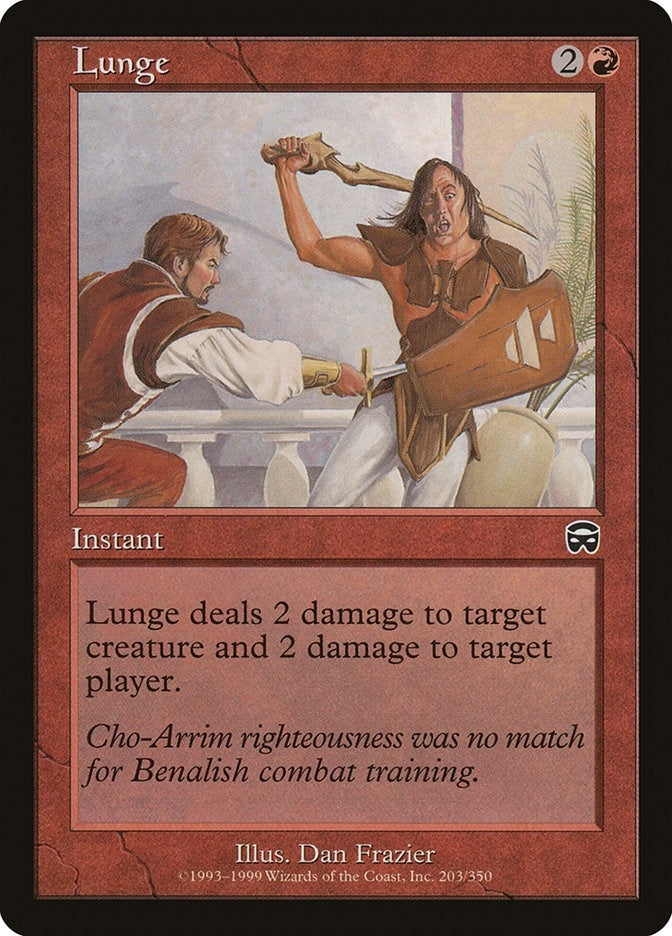 Image for Lunge (203) - Magic: The Gathering