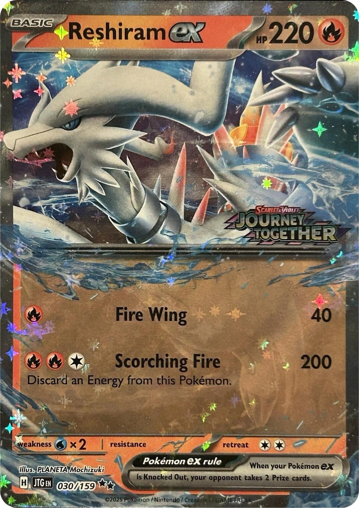 Image for Reshiram ex (Journey Together Stamped) (030/159) (MCAP) - Pokemon