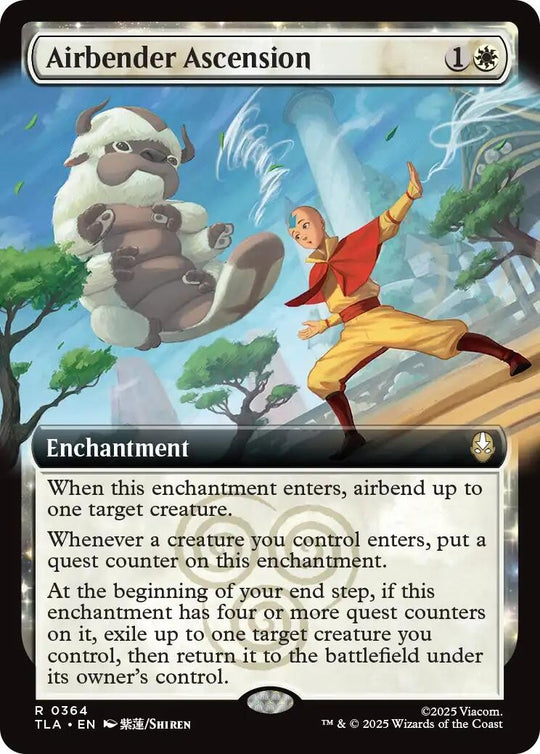 Image for Airbender Ascension (Extended Art) (364) (TLA) - Magic: The Gathering
