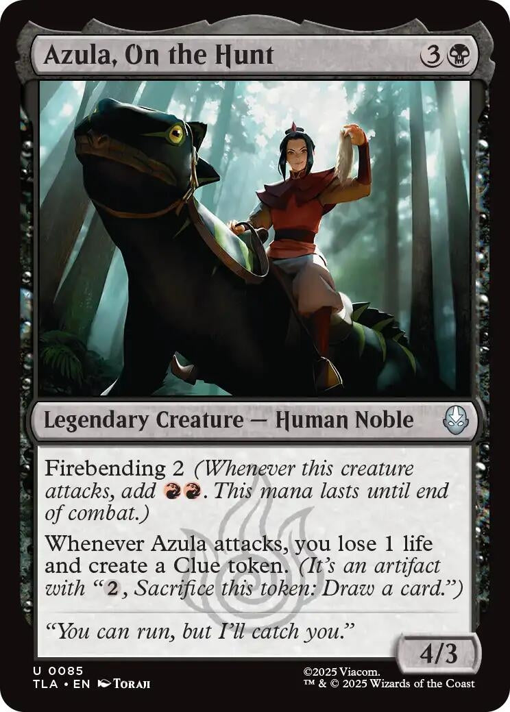 Image for Azula, On the Hunt (85) - Magic: The Gathering