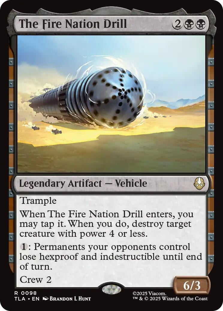 Image for The Fire Nation Drill (98) - Magic: The Gathering