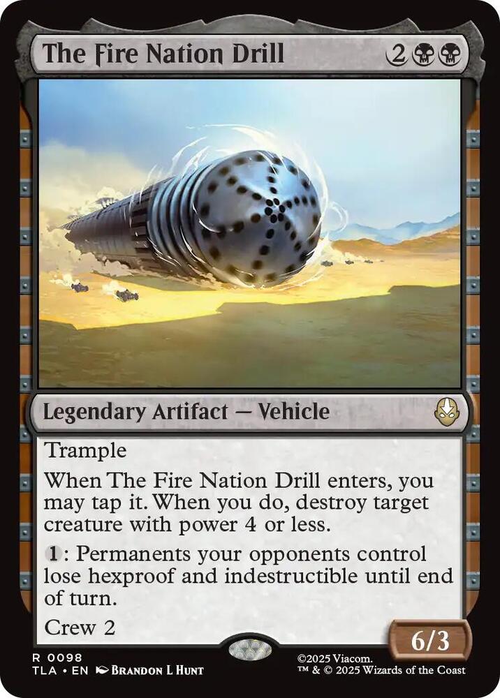 Image for The Fire Nation Drill (98) - Magic: The Gathering