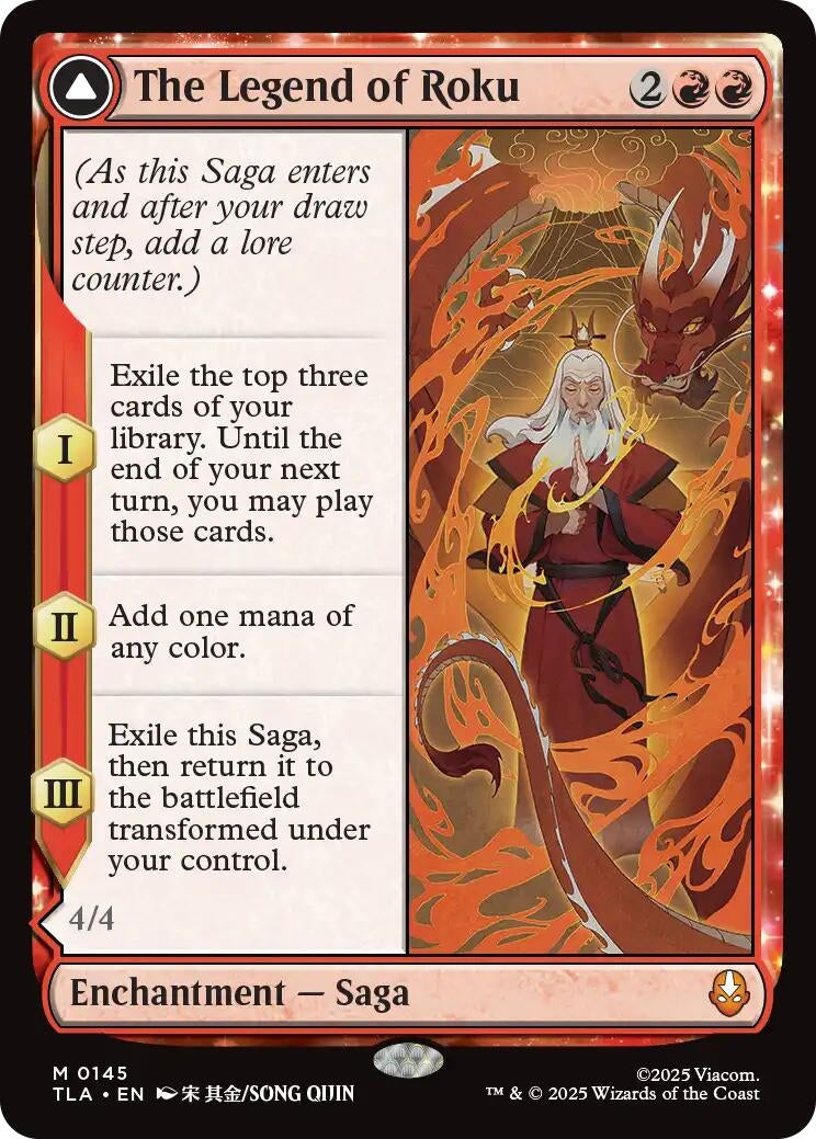 Image for The Legend of Roku (145) (TLA) - Magic: The Gathering