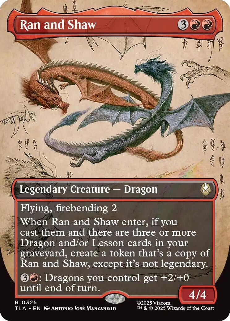 Image for Ran and Shaw (Borderless) (325) - Magic: The Gathering