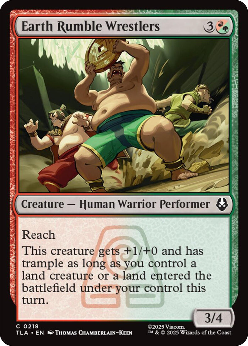 Image for Earth Rumble Wrestlers (218) - Magic: The Gathering
