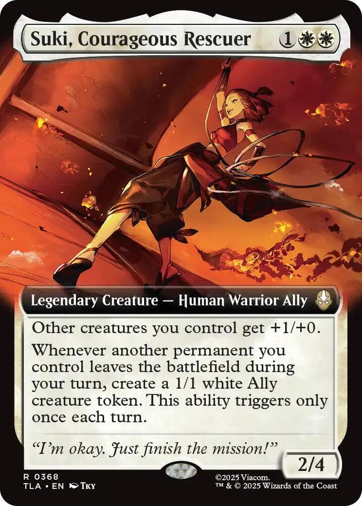 Image for Suki, Courageous Rescuer (Extended Art) (368) - Magic: The Gathering