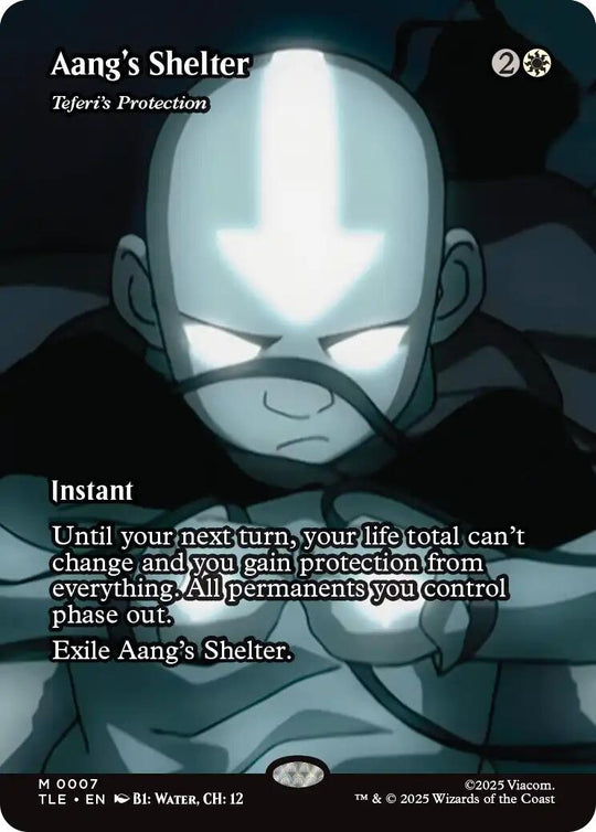 Image for Aang's Shelter - Teferi's Protection (Borderless) (7) (TLE) - Magic: The Gathering