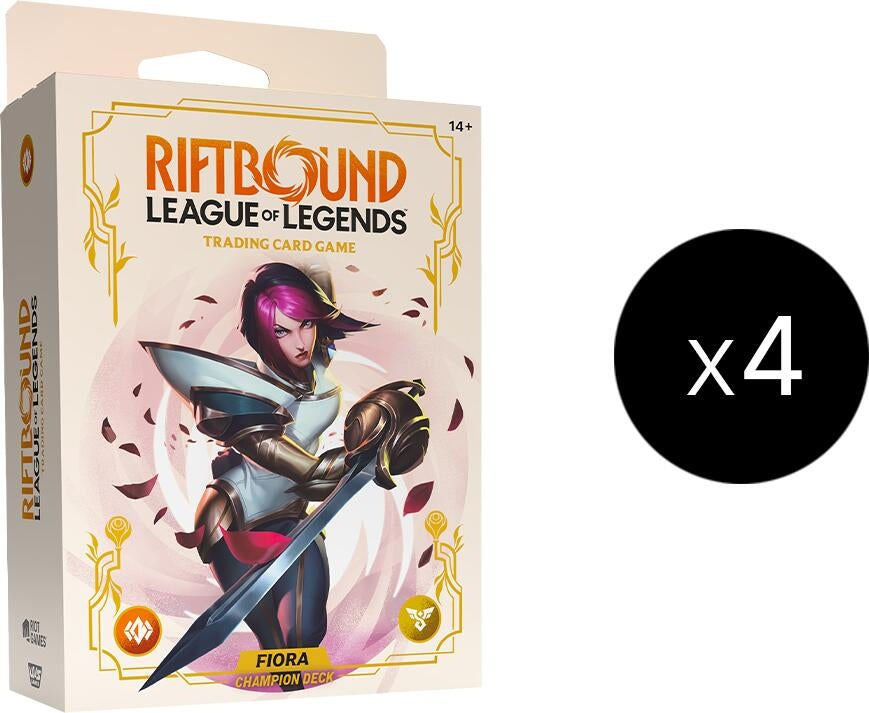 Image for Spiritforged - Champion Deck (Fiora) Display - Riftbound: League of Legends Trading Card Game