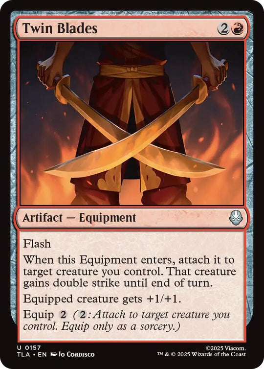 Image for Twin Blades (157) - Magic: The Gathering