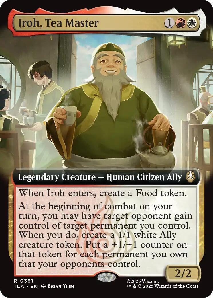 Image for Iroh, Tea Master (Extended Art) (381) - Magic: The Gathering