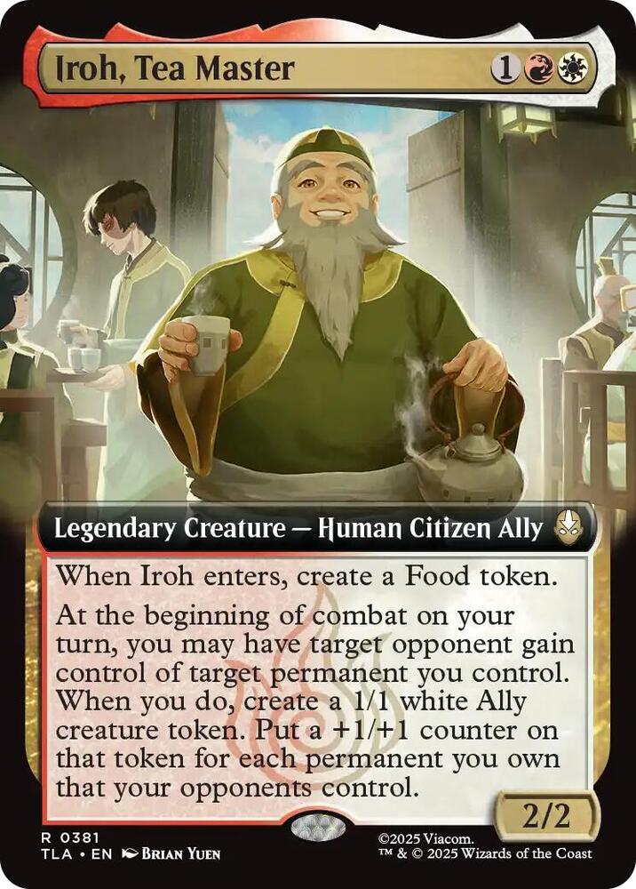 Image for Iroh, Tea Master (Extended Art) (381) - Magic: The Gathering