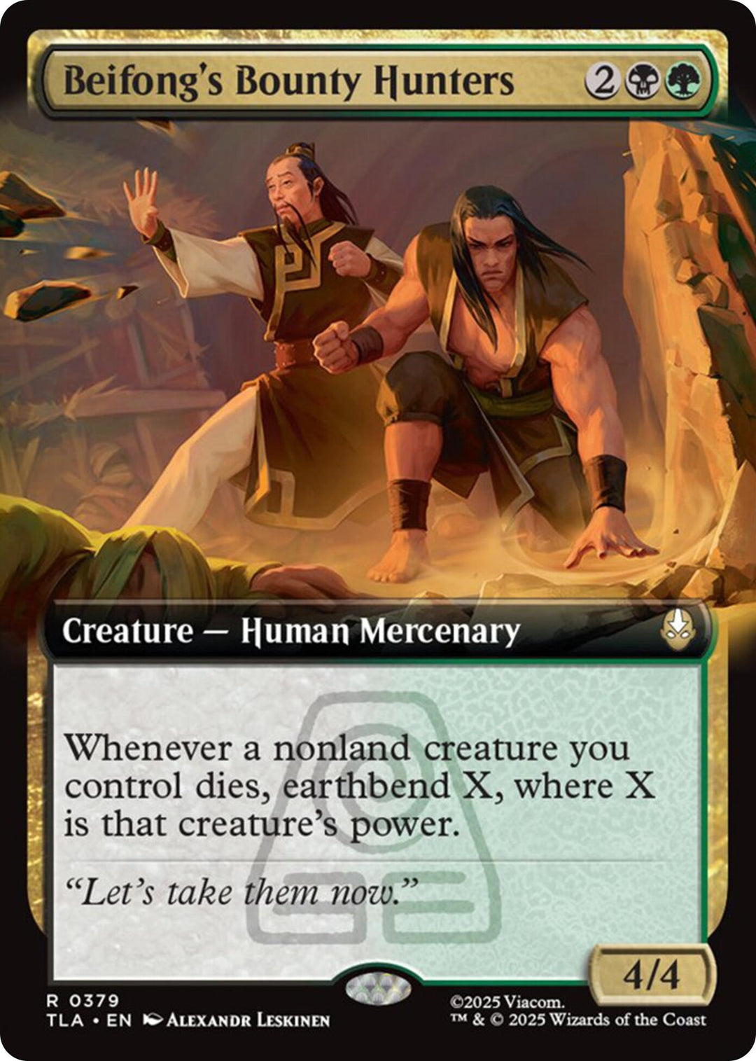 Image for Beifong's Bounty Hunters (Extended Art) (379) (TLA) - Magic: The Gathering
