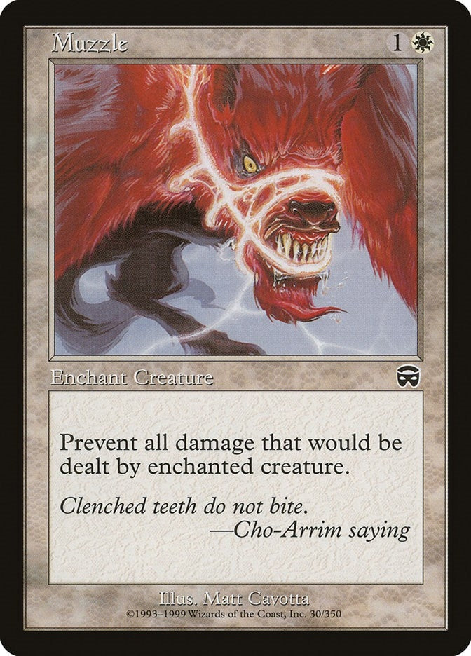 Image for Muzzle (30) - Magic: The Gathering