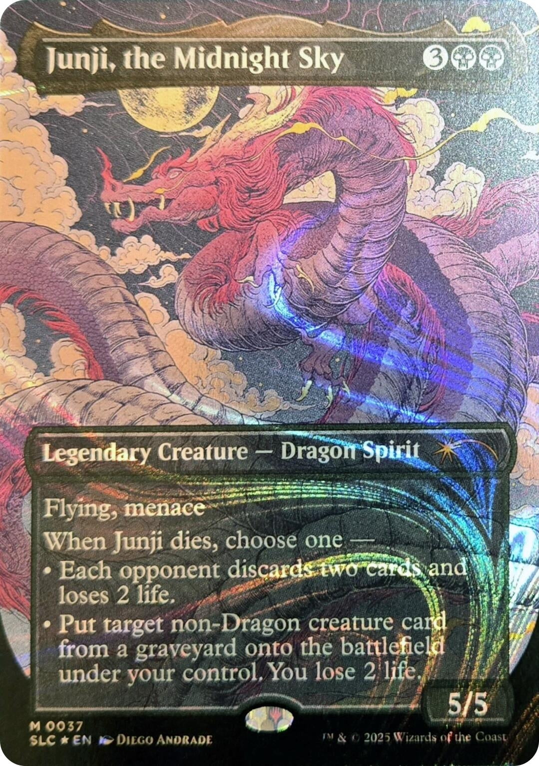 Image for Junji, the Midnight Sky (Halo Foil) (37) (SLC) - Magic: The Gathering