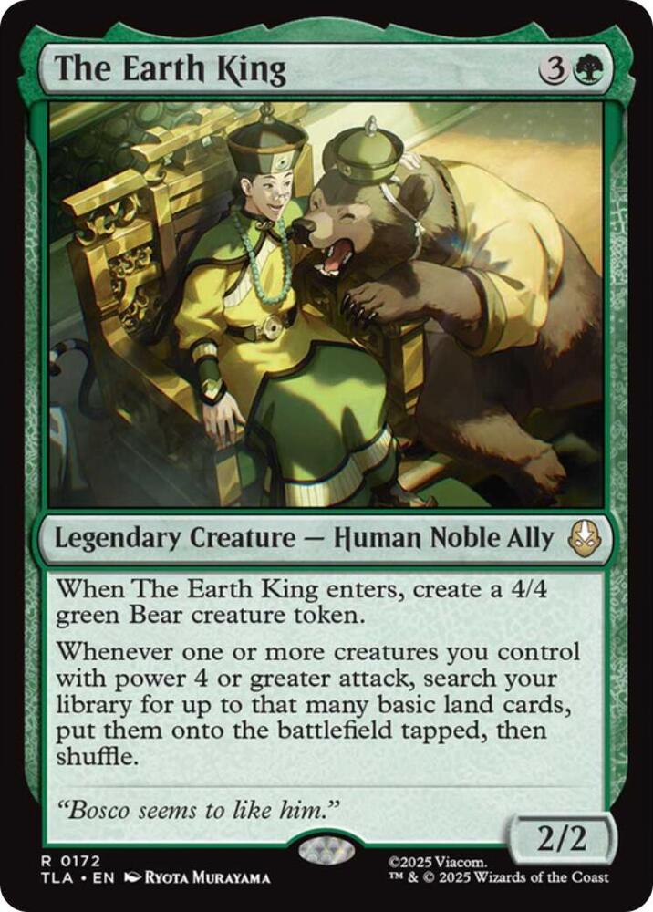 Image for The Earth King (172) - Magic: The Gathering