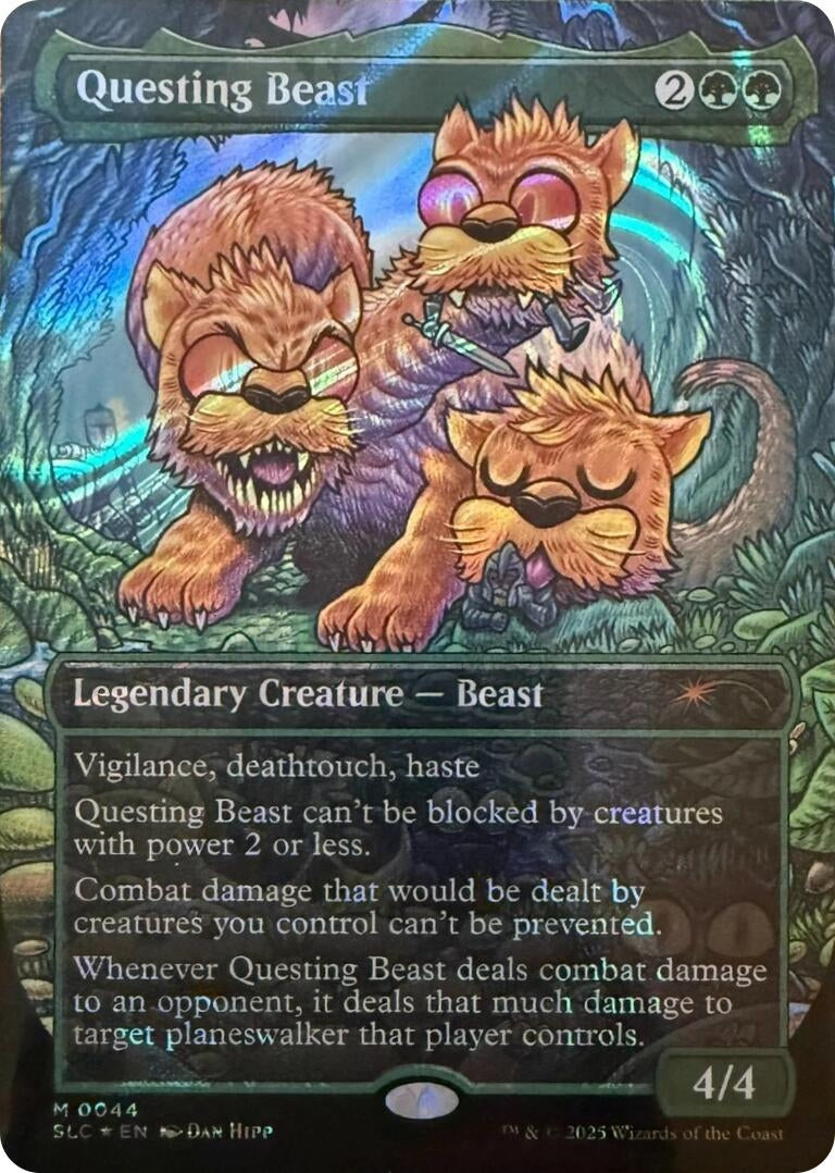 Image for Questing Beast (Halo Foil) (44) - Magic: The Gathering