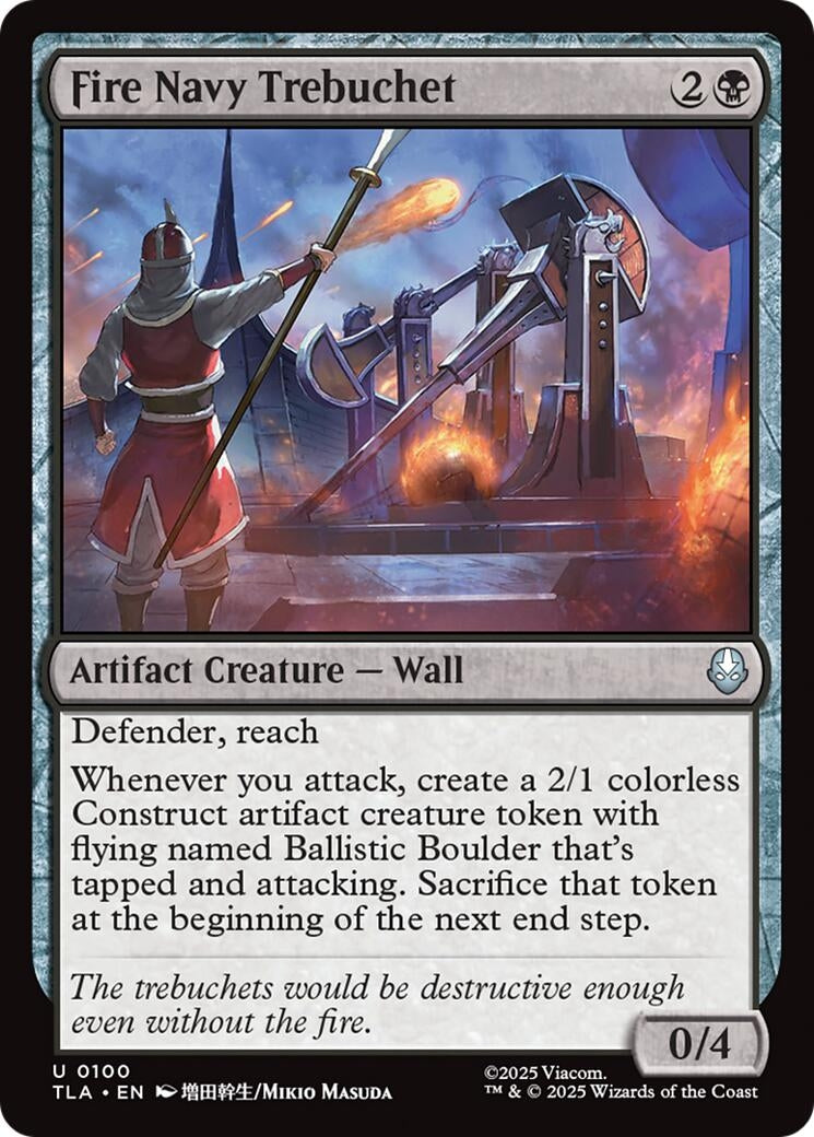 Image for Fire Navy Trebuchet (100) - Magic: The Gathering