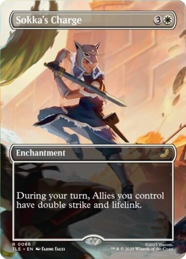 Image for Sokka's Charge (Borderless) (66) - Magic: The Gathering