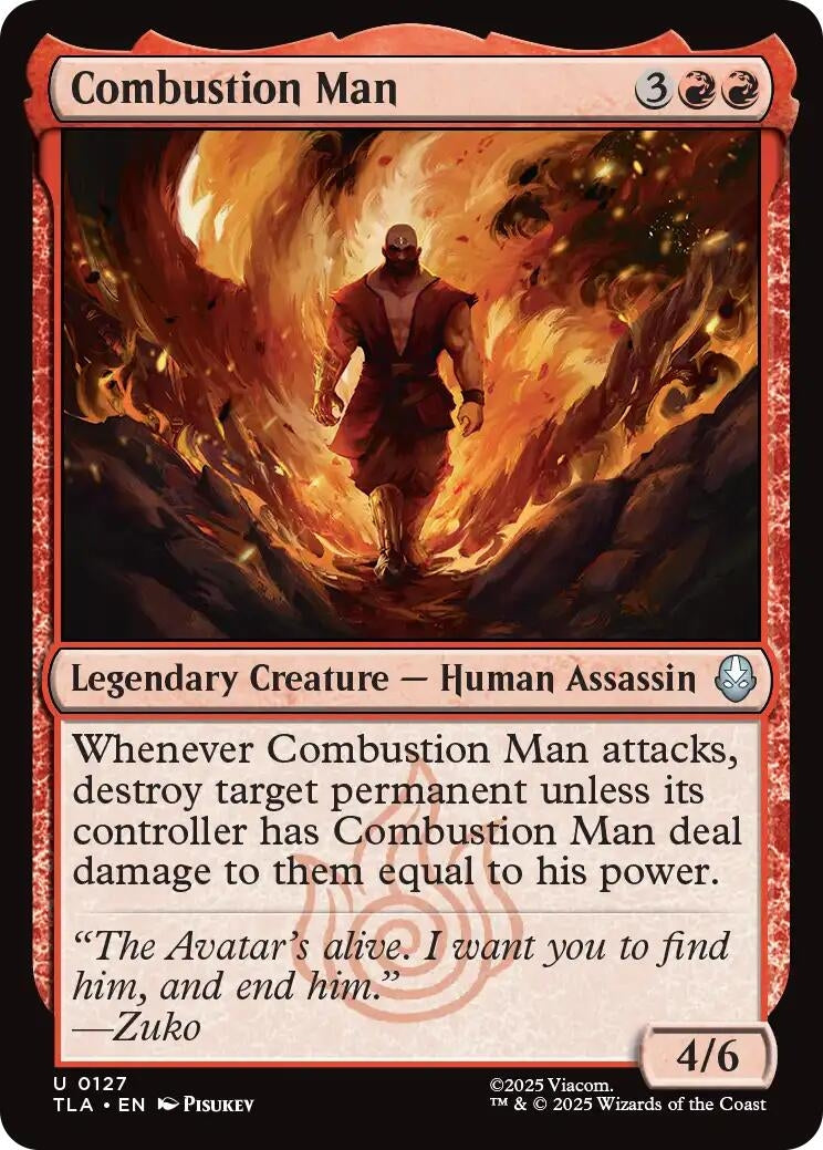 Image for Combustion Man (127) - Magic: The Gathering