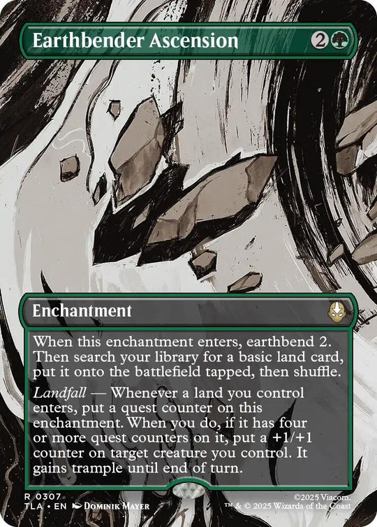 Image for Earthbender Ascension (Borderless) (307) - Magic: The Gathering