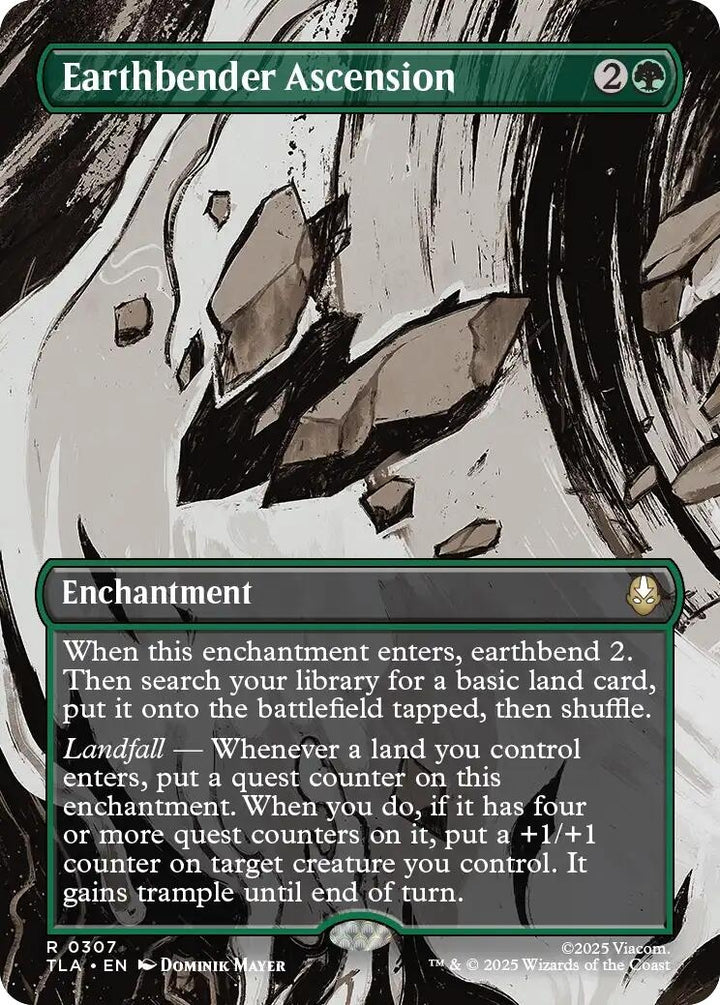 Image for Earthbender Ascension (Borderless) (307) - Magic: The Gathering