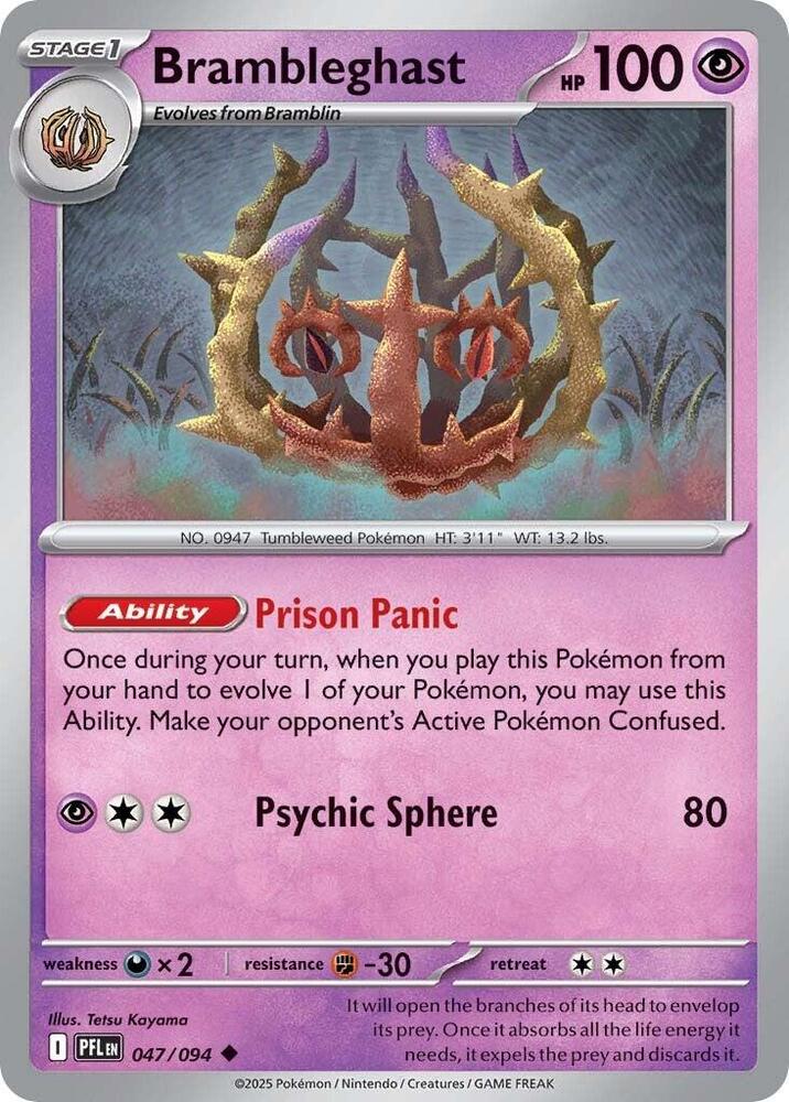 Image for Brambleghast (047/094) (PFL) - Pokemon