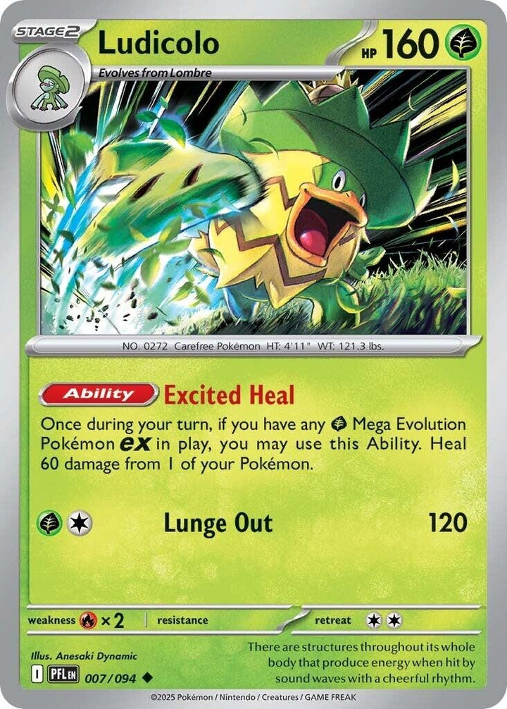 Image for Ludicolo (007/094) (PFL) - Pokemon