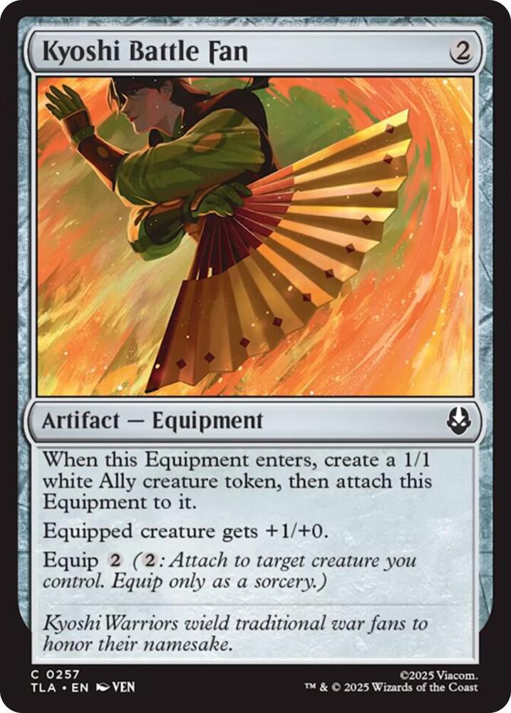 Image for Kyoshi Battle Fan (257) - Magic: The Gathering