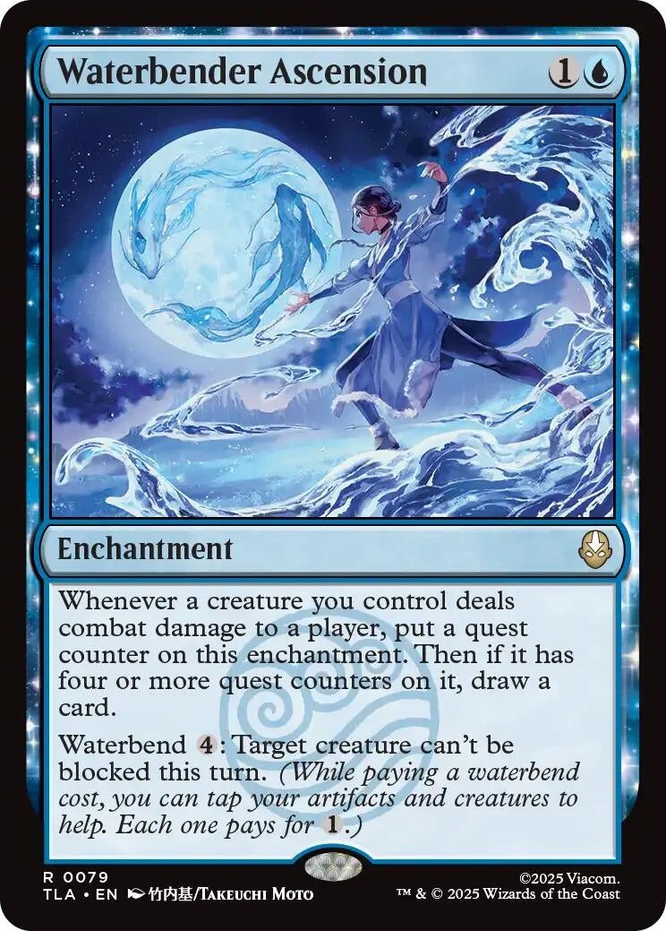Image for Waterbender Ascension (79) - Magic: The Gathering