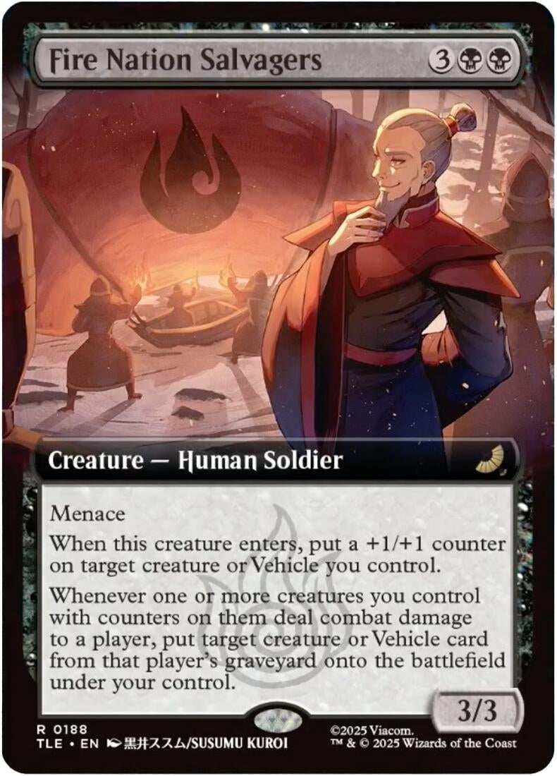 Image for Fire Nation Salvagers (Extended Art) (188) (TLE) - Magic: The Gathering