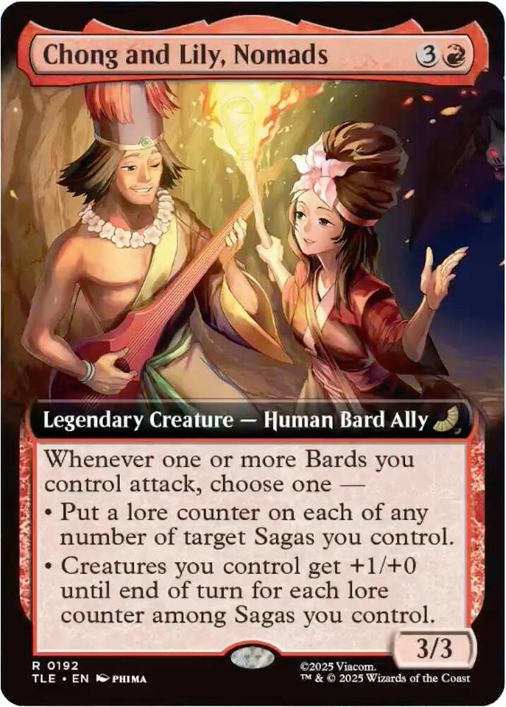 Image for Chong and Lily, Nomads (Extended Art) (192) - Magic: The Gathering