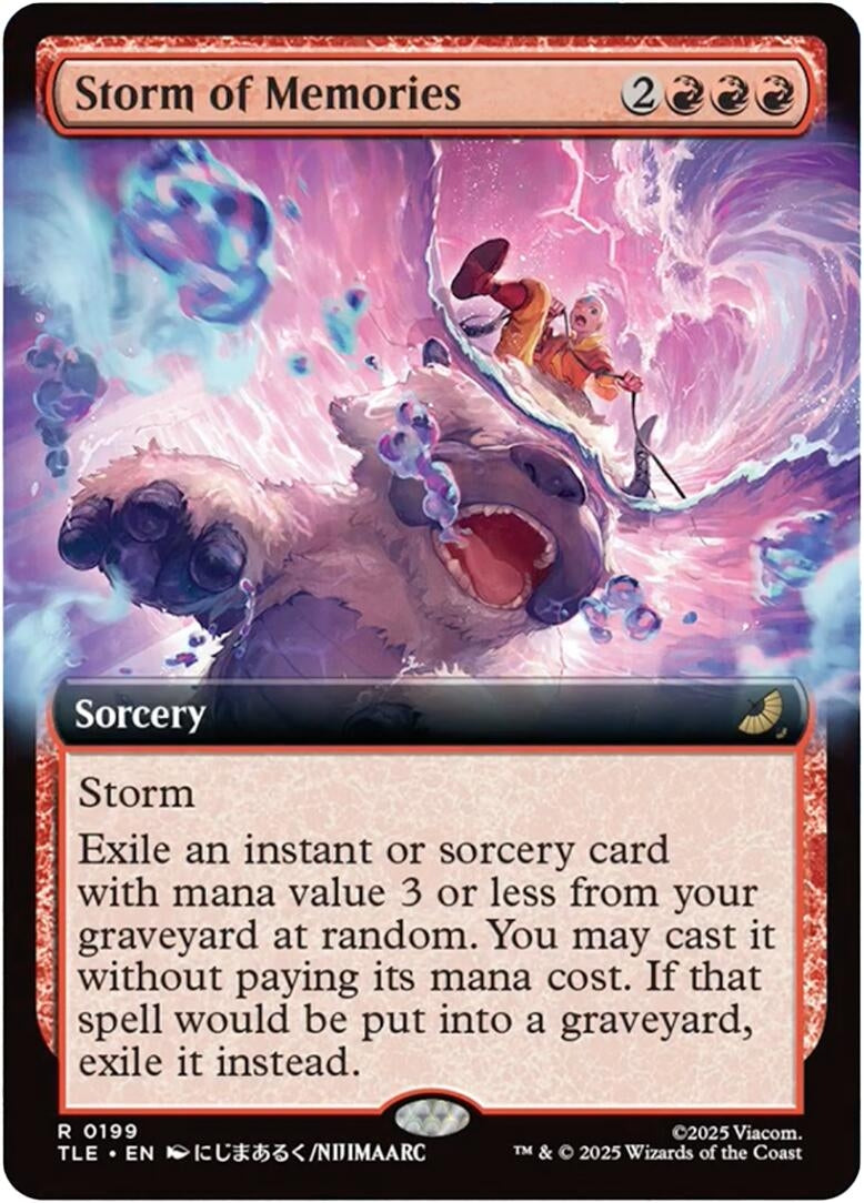 Image for Storm of Memories (Extended Art) (199) (TLE) - Magic: The Gathering