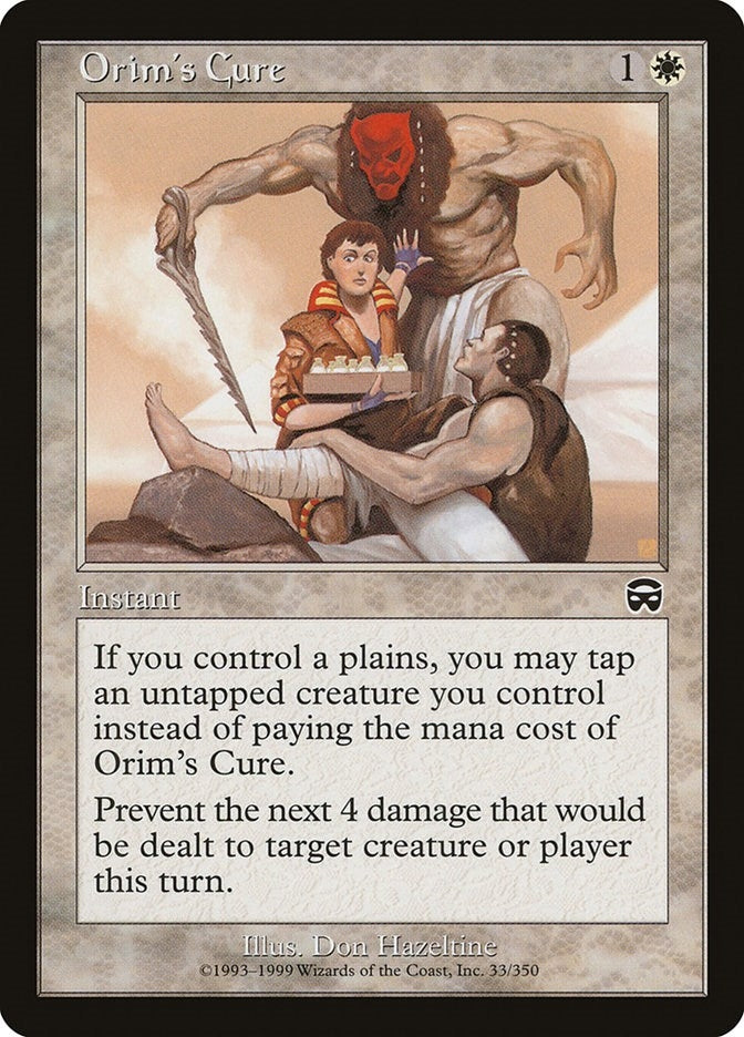 Image for Orim's Cure (33) - Magic: The Gathering